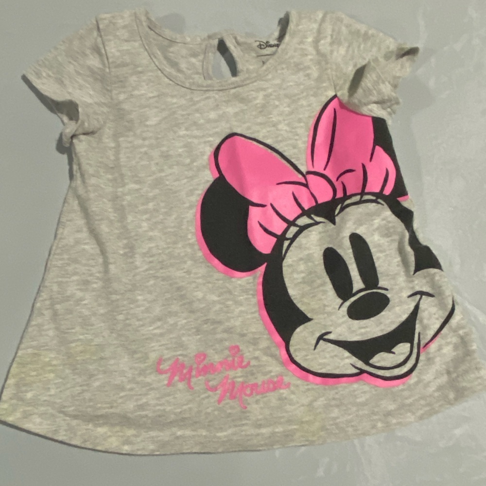 Disney Gray Minnie Mouse T-Shirt